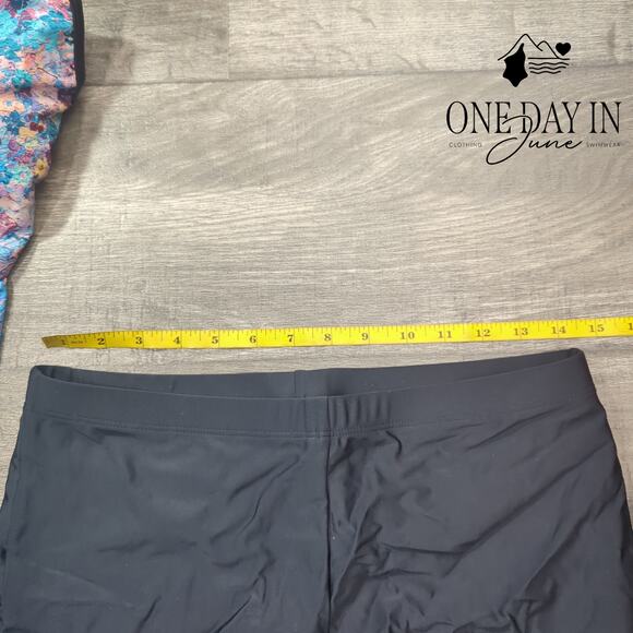 Zando Boyshort Tankini Swimsuit Size L - Picture 3 of 4